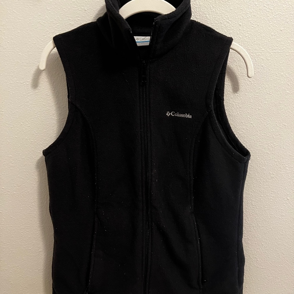Black Columbia Soft Fleece Vest